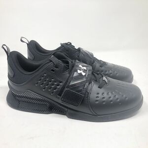 Under Armour Reign Lifter UA Black White Men Cross Training Gym Sz 9 3023735-001